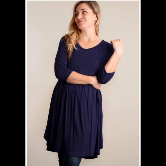 BELLAMI Dresses & Skirts - 💙💕😍 Navy Blue Baby Doll Dress